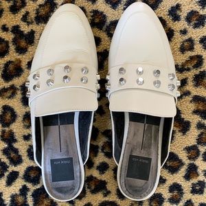Dolce Vita Cream Studded Mules